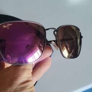 Maui Jim Black and Purple Sunglasses